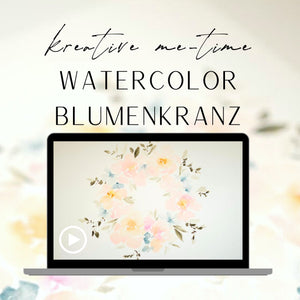 Online-Kurs: Floral-Watercolor Blumenkranz