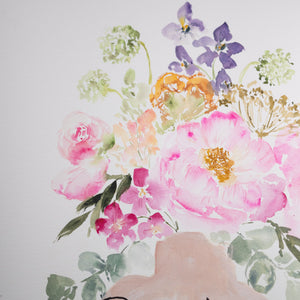 Loose Florals Watercolor Kursprogramm mit Carrie